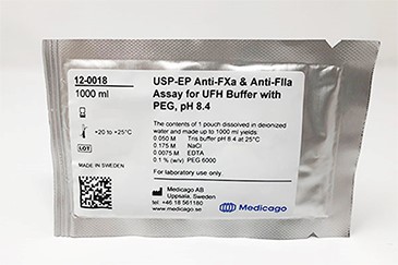 USP-EP Anti-FXa & Anti-FIIa Assay For UFH Buffer with PEG, pH 8.4, 1000 mL
