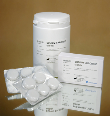 Sodium Chloride (NaCl) (1 L) (10 tablets) | Aniara Diagnostica