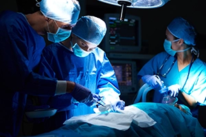surgeons in operating room