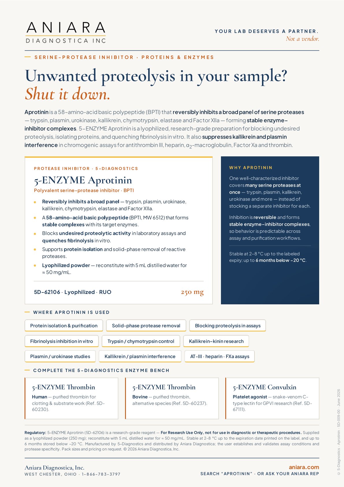 Aprotinin Flyer