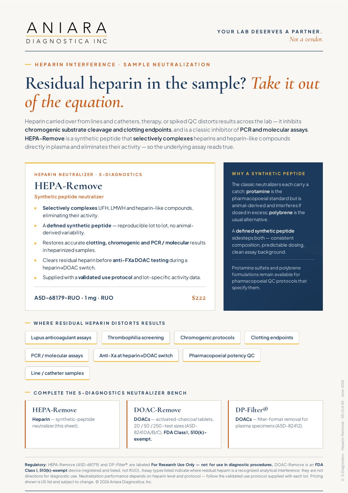 HEPA-Remove Flyer