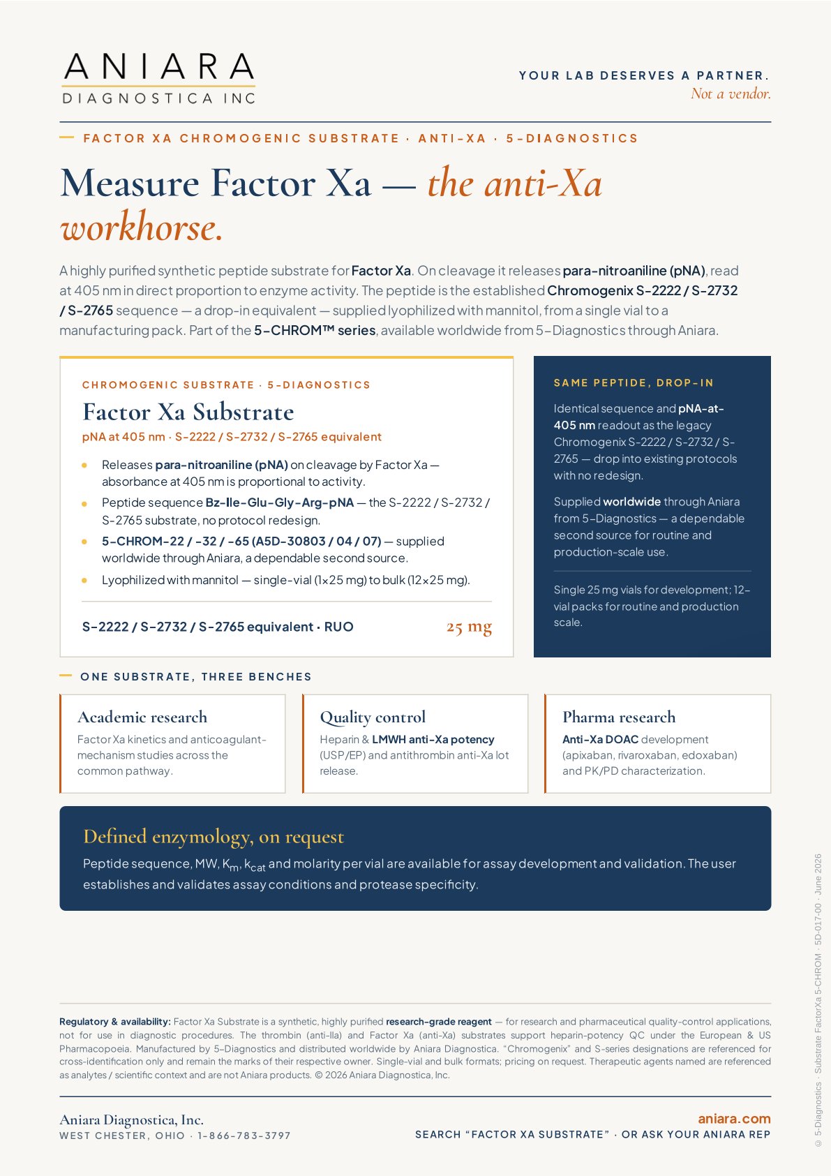 5-CHROM FXa Flyer