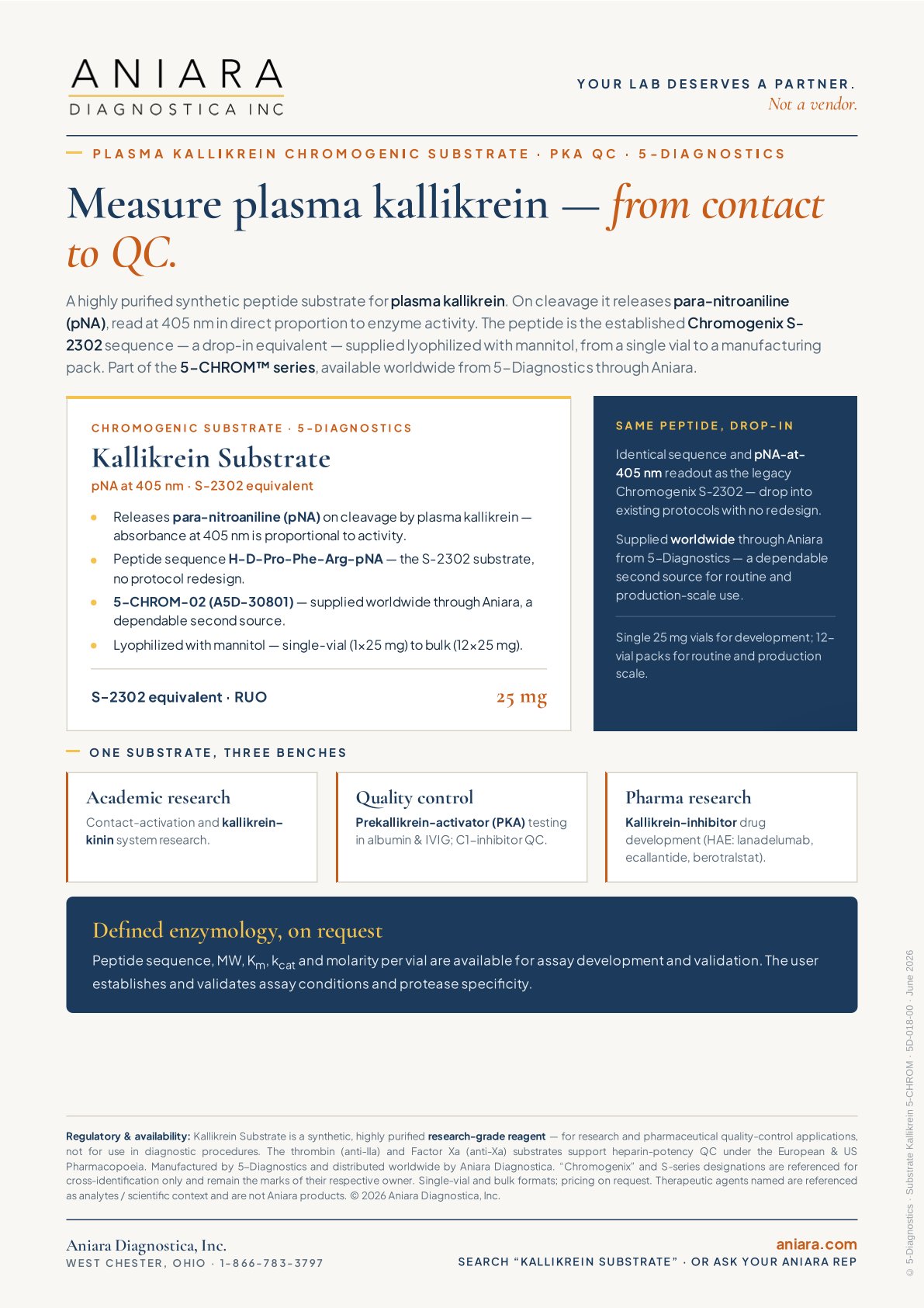 5-CHROM Kallikrein Flyer