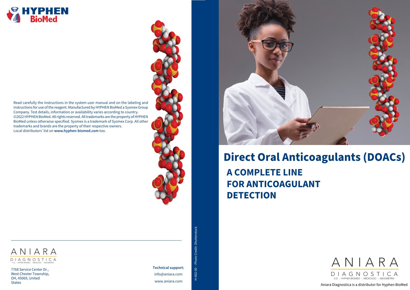 Anticoagulant Product Line Booklet