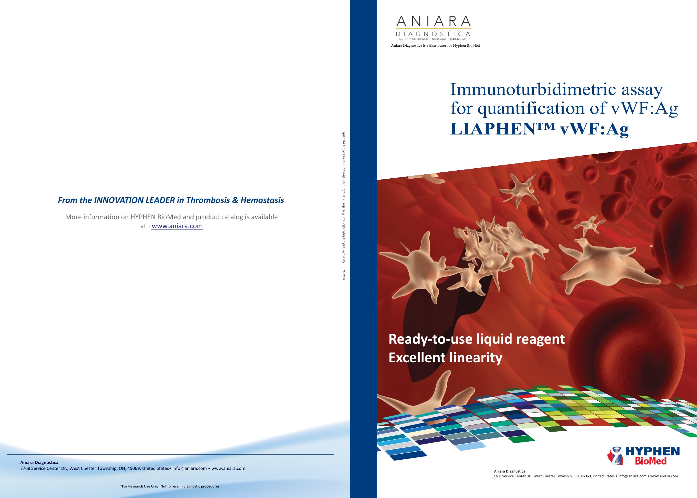 Immunoturbidimetric vWF:Ag Booklet