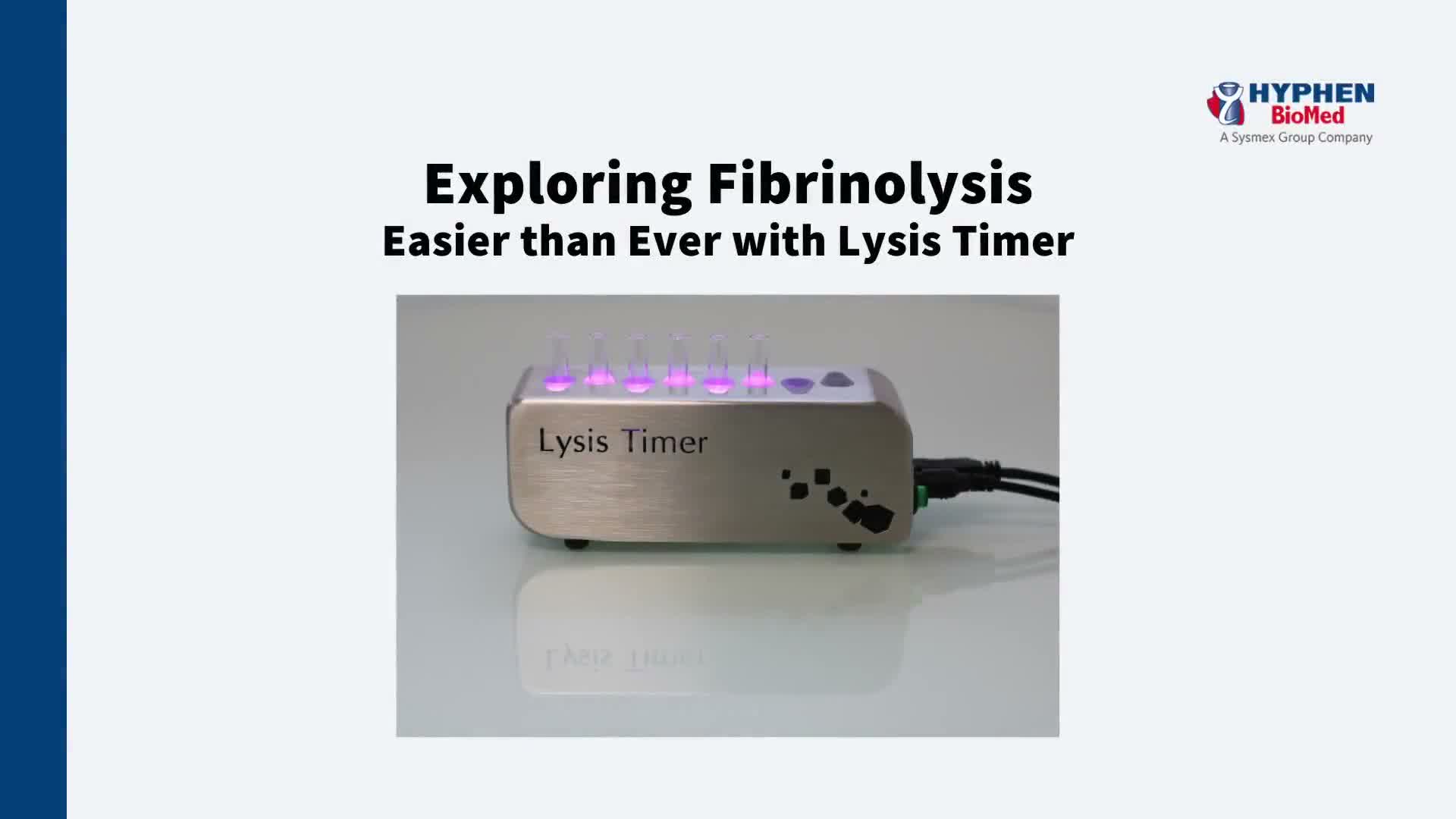 Lysis Timer Video