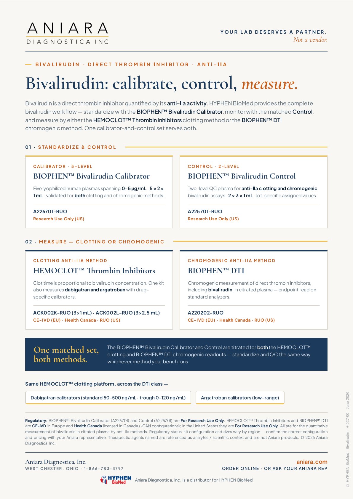 BIOPHEN Bivalirudin Flyer