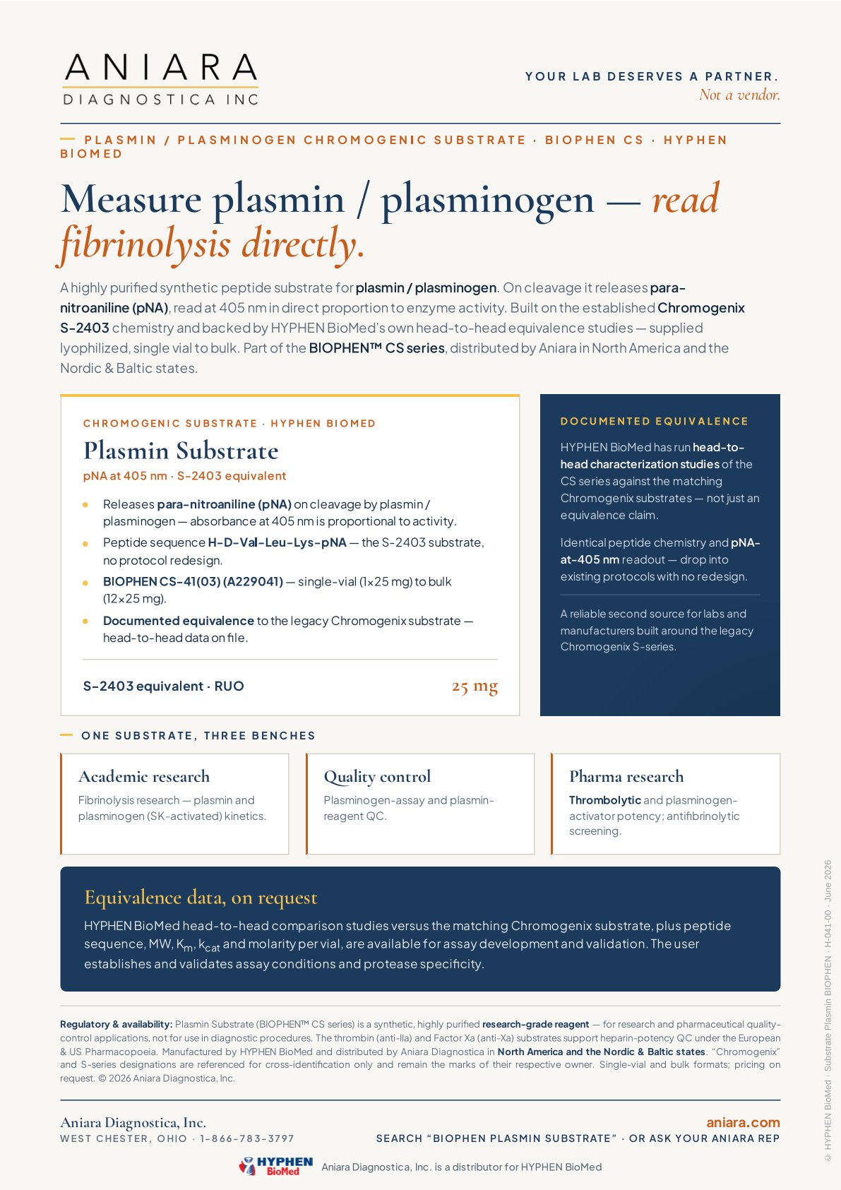 BIOPHEN CS Plasmin Flyer