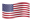 US flag waving
